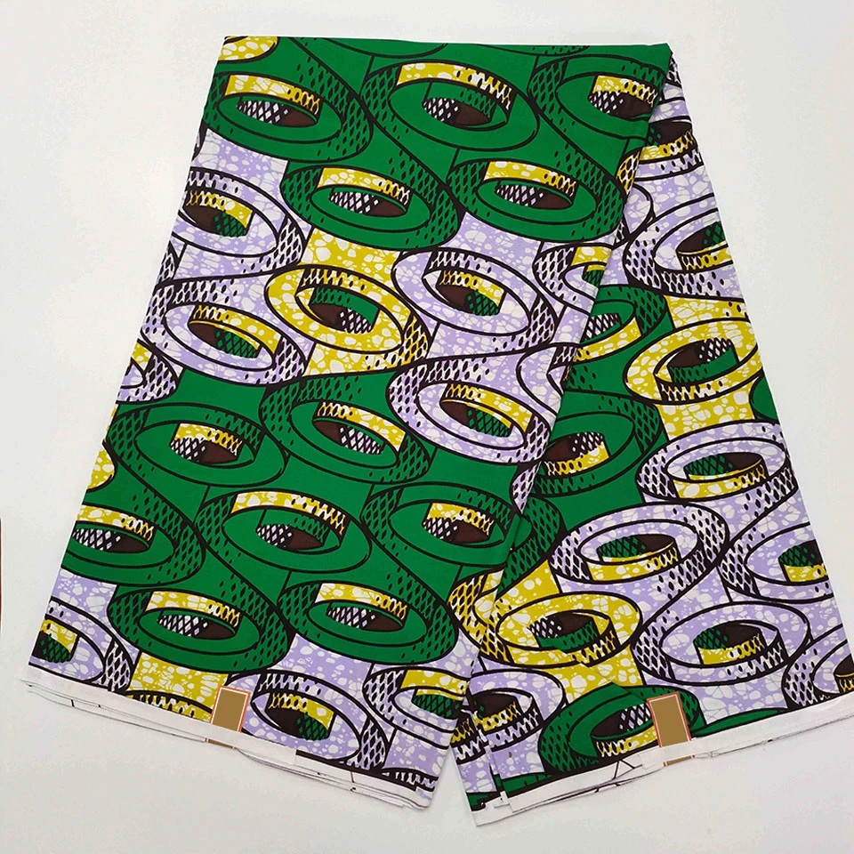 

6 Yards Mitex Wax Print/ African Fabrics Kitenge/Pagnes/Tissues Africain/ Lapa/Chitenge HS-37