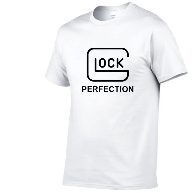 

Glock Perfect Shooting Sports T-shirt Men's Outdoor Hunting Jungle Cotton T-shirt Airsoft Hiking Pistol Military Police T-shirt