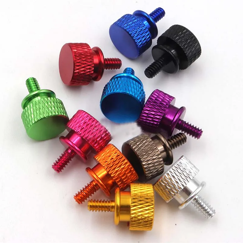 4 шт. 6 #32 алюминиевый сплав ручной винт ананас цветной узор винты шасси обновление