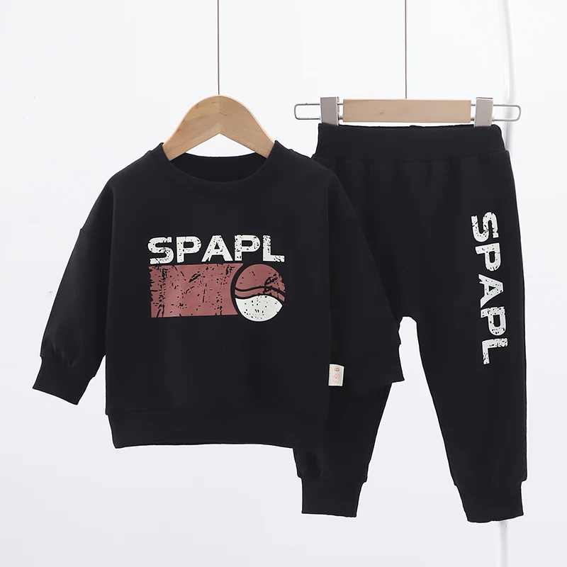 

2 шт./комплект, Детская Хлопковая Спортивная кофта и брюки