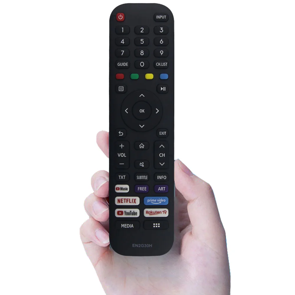 

For VU Hisense 4K UHD LED Smart TV Remote Control OF EN2N30H EN2Q30H EN2B30H EN2G30H 55A7300F 55A7500F EN2A30 EN2P30H EN2K30P