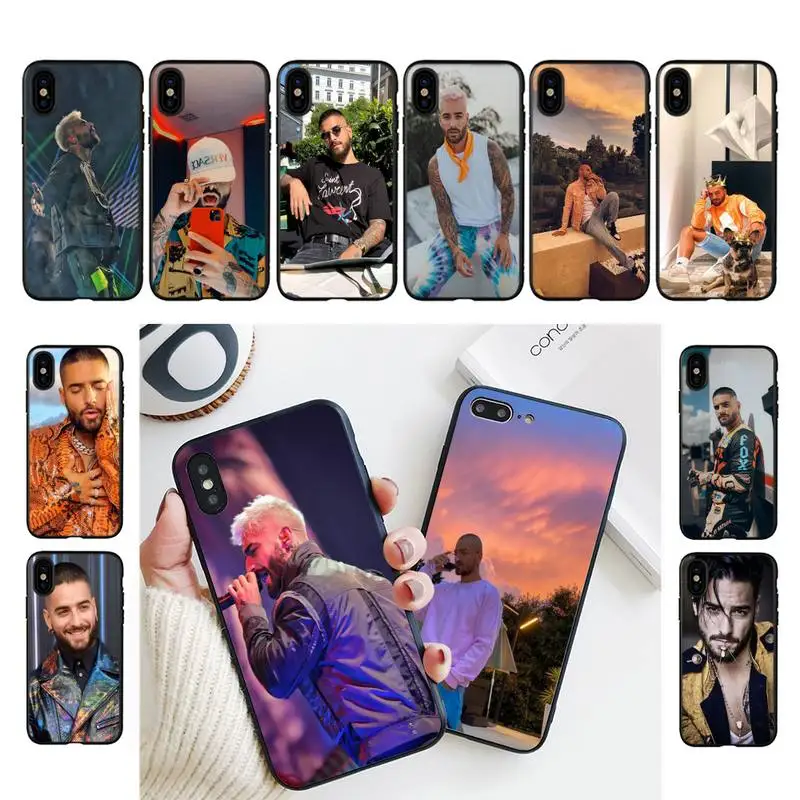 

FHNBLJ Maluma Phone Case For iPhone 11 8 7 6 6S Plus X XS MAX 5 5S se 2020 11 12pro max iphone xr case