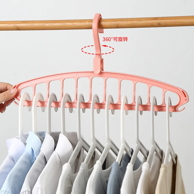 1 шт. компактный застегивающийся вакуумный Вешалки многофункциональная
