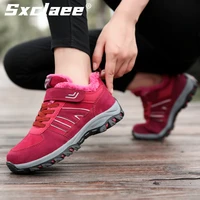 sxclaee classic fashion winter women men casual shoes soft comfortable warm sports shoes outdoor waterproof non slip sneakers