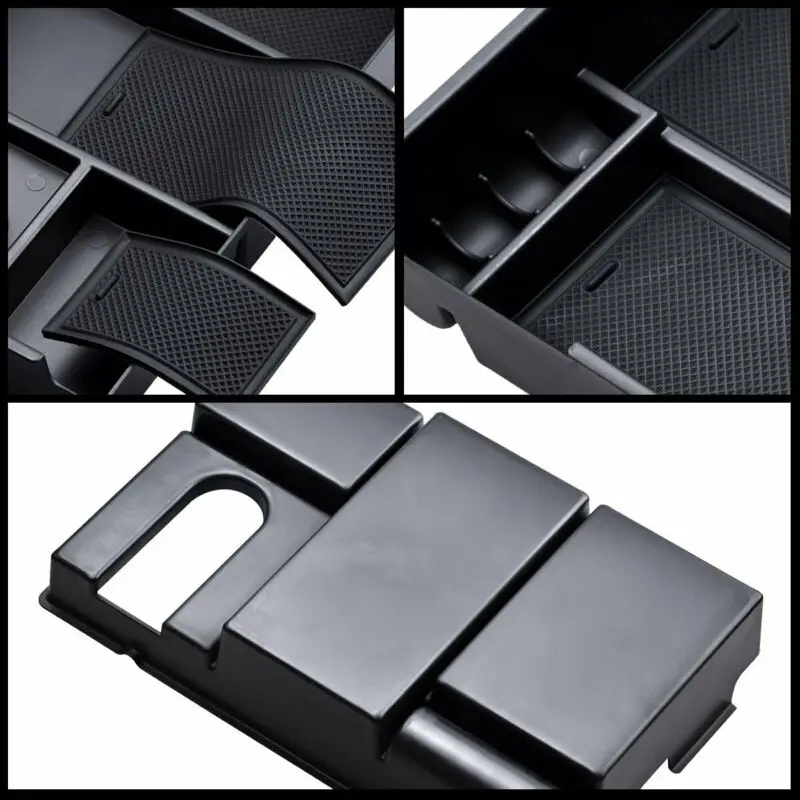 Подлокотник центральной консоли контейнер для хранения Toyota Tundra 2014 2019 A3 черный