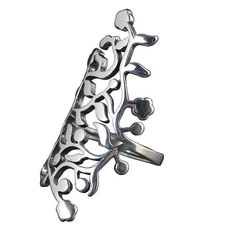 

Fashion 925 Sterling Silver Hollow Design Vintage Rings Romantic Jewelry Gift For Women And Men Engagement Metal Ring