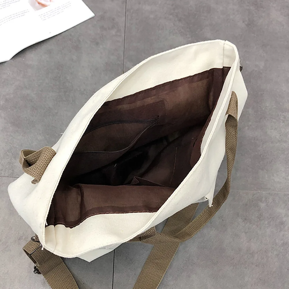 Холщовая сумка мессенджер унисекс модная мягкая Повседневная стильная сумочка