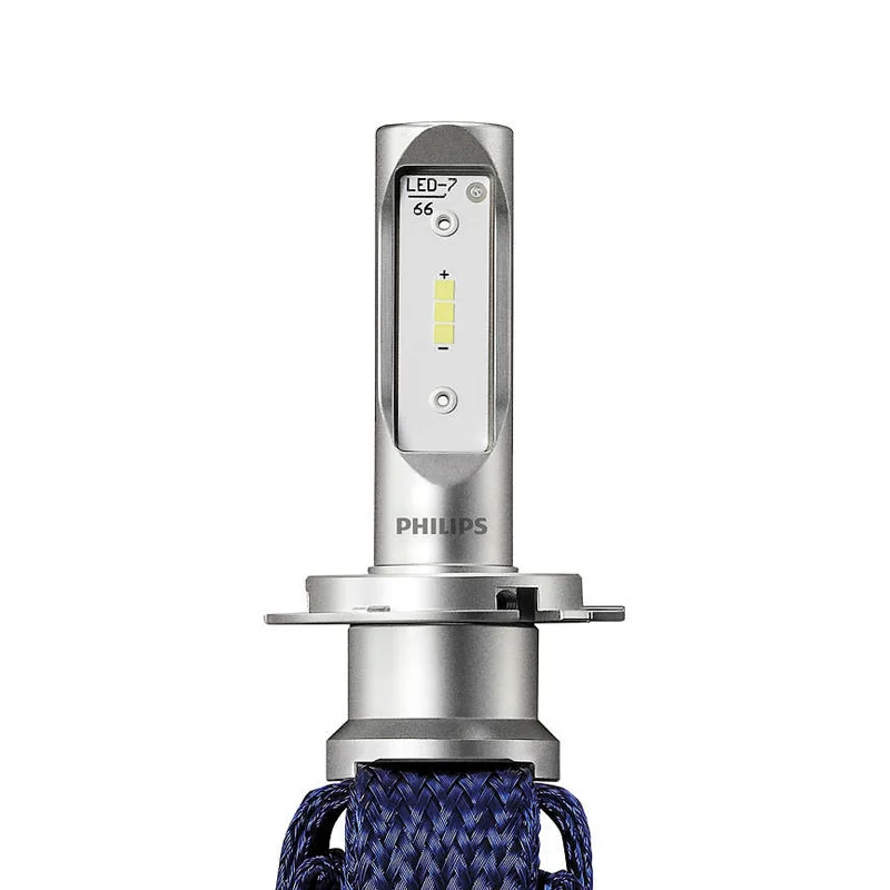 Philips Ultinon Эфирное светодиодный H4 H7 9003 светодиодный автомобиль Hi/короче спереди и длиннее сзади) луч 6000 К яркий белый светильник Авто головного средства ухода за кожей Шеи светильник H8 H11 H16 9005 9006 HB3 HB4