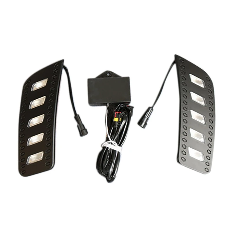 

1Pair Car Front Led Daytime Running Lights Daylight Fog Lights for Ford Ranger Px1 T6 Mk1 2011 2012 2013 2014