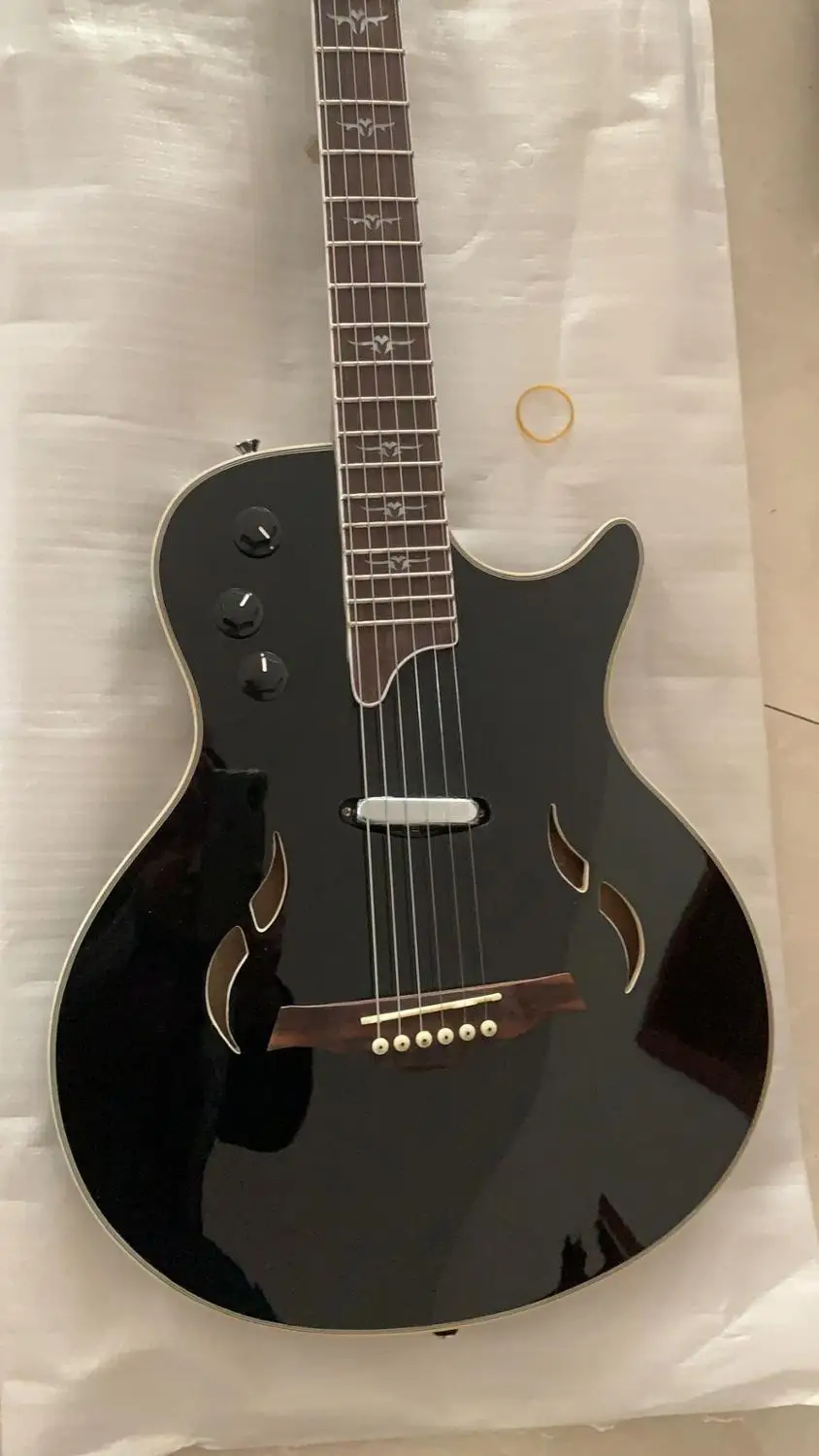 Бесплатная доставка T5 модель Taylr электрическая гитара высшего качества в черном