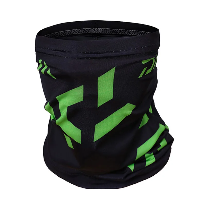 Black Green Шарф для ловли со льдом Buffe, волшебная маска для езды на лице, Солнцезащитная шапка, дышащий нагрудник, маска с капюшоном, покрытие для ушей - Цвет: Black Green