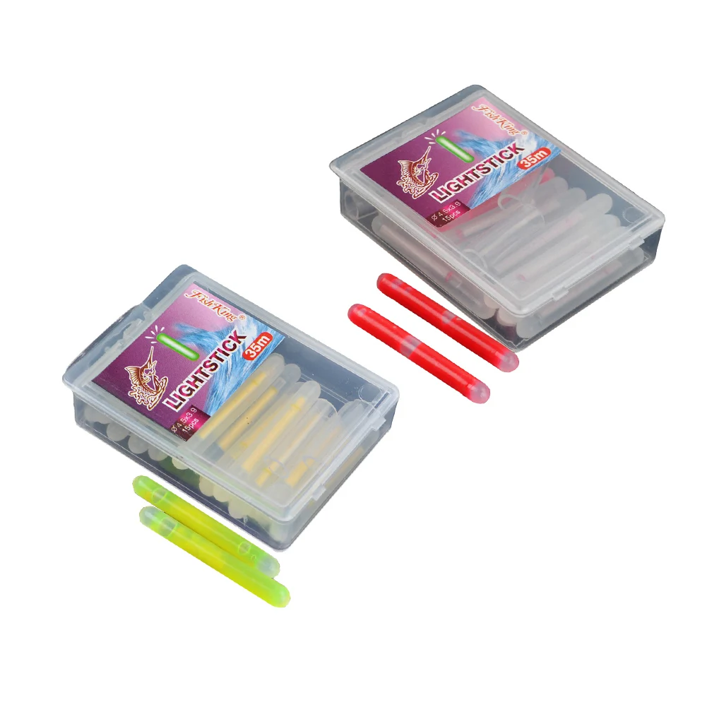 

Green/Red 15Pcs/Set of Night Fishing Luminous Luminous Night Fishing Rod Light Stic Portable Fishing Tool