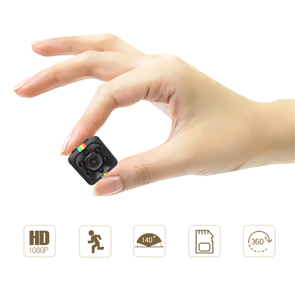 Новейшая мини-камера SQ11 HD 1080P камера ночного видения мини-Видеокамера экшн-камера