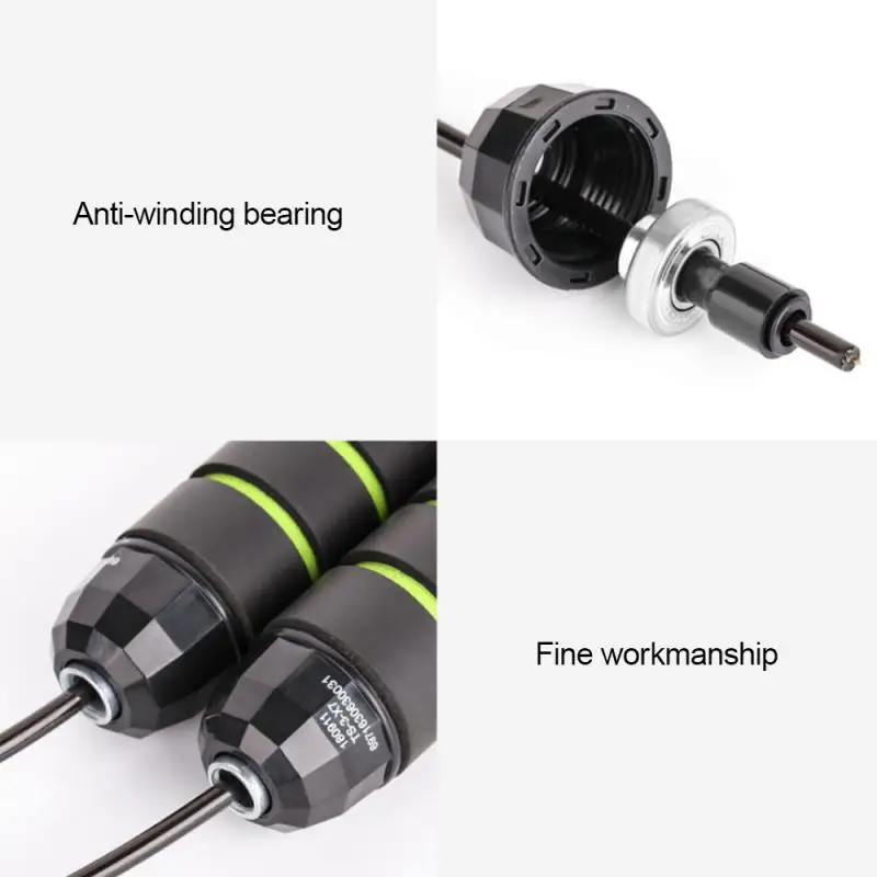 

Skipping Rope Speed Weighted Jump Rope Workout Training Gear Adjustable Steel Wire Home Gym Fitness Boxing Equipment