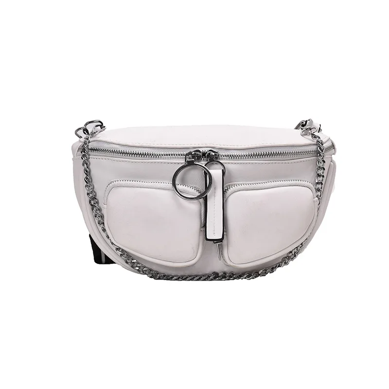

Wide Shoulder Belt Crossbody Bags For Women 2021 Chain Designer Shoulder Messenger Handbags Solid Color Design Hand Bag