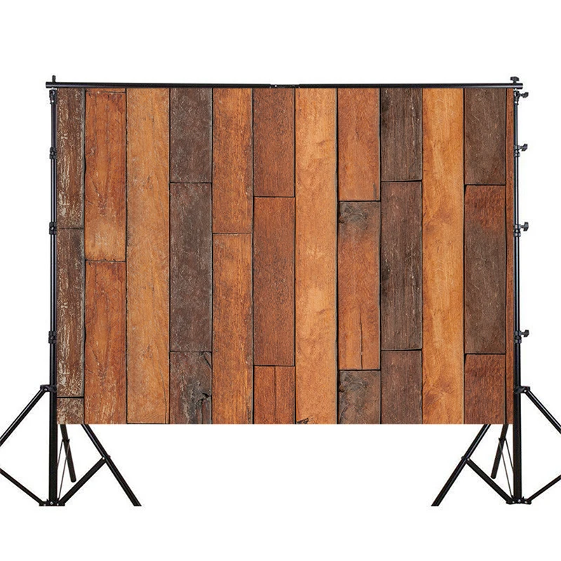5x7 футов Ретро деревянный пол фотография Фон Ткань без запаха Складная Холст