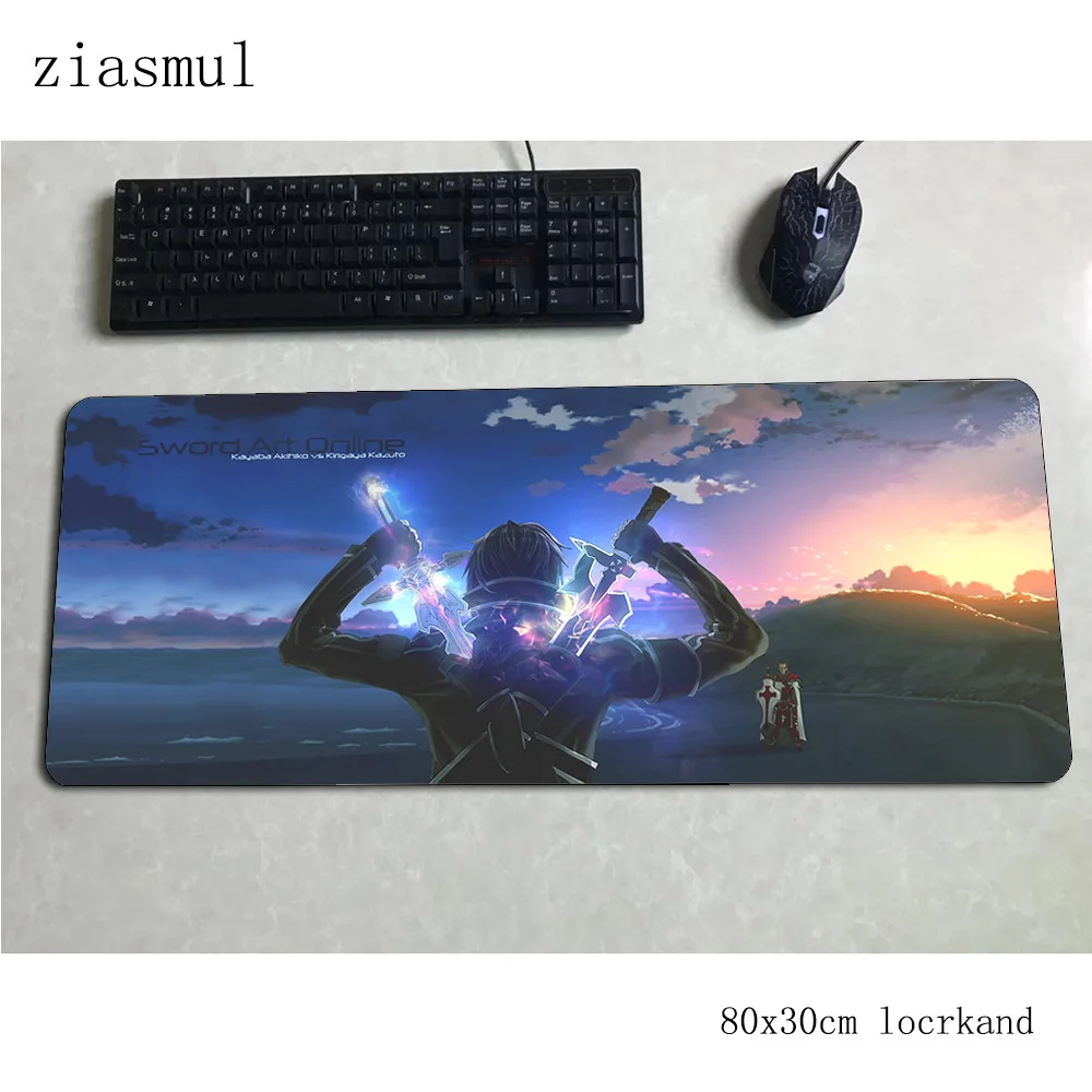 Игровой коврик для мыши sao locrkand 800x300x3 мм нетбука игровой большой