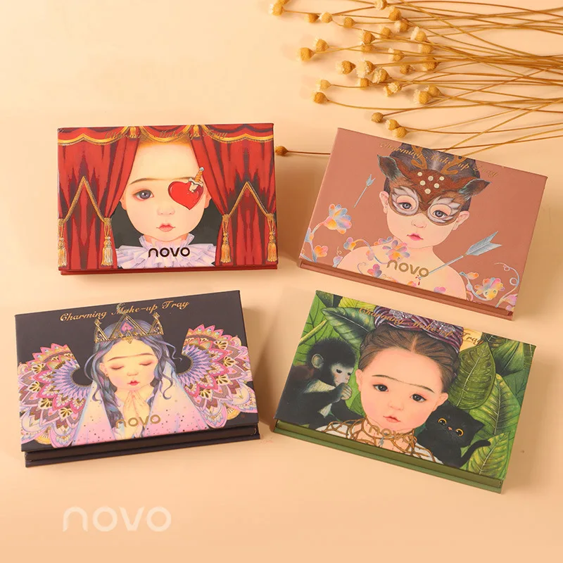 Палитра теней для век Elf Color ful палитра 9 цветов матовые мерцающие