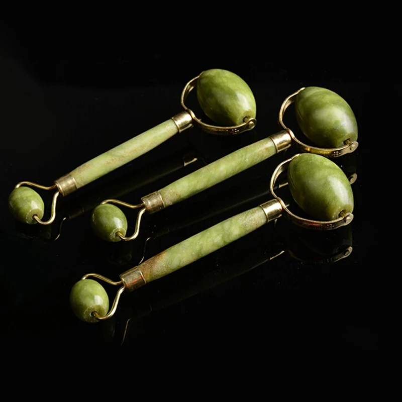 

1PCS Facial Jade Stone Face Massage Roller Face Care Pratical Anti Wrinkle Healthy Face Body Head Foot Nature Beauty Tool