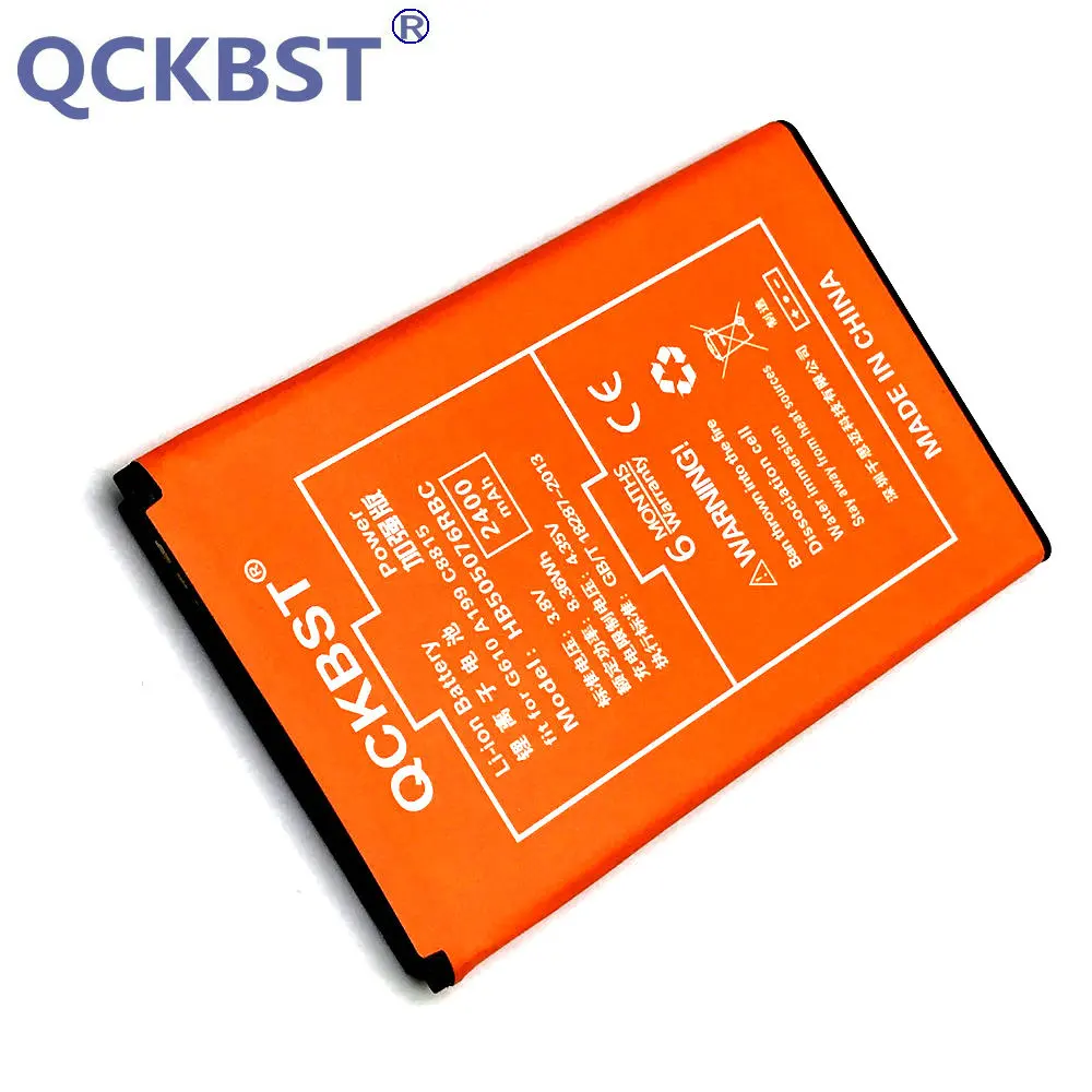 Аккумулятор QCKBST HB505076RBC 2400 мАч для Huawei G700 G710 G606 G610S G610C A199 C8815 литий ионные батареи
