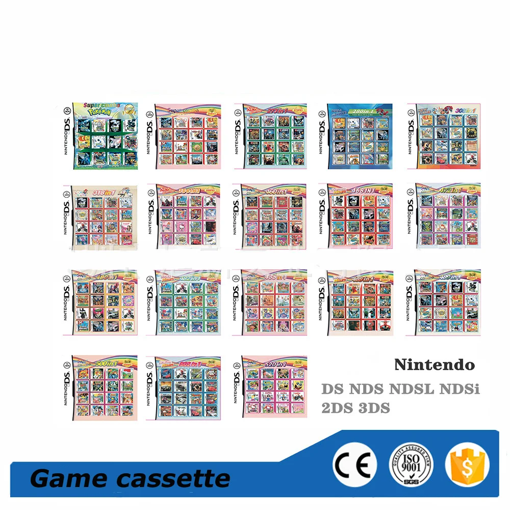 

Игровая карта NDS, игровая кассета 208 в 1 482 в 1 468 в 1, подарок для детей