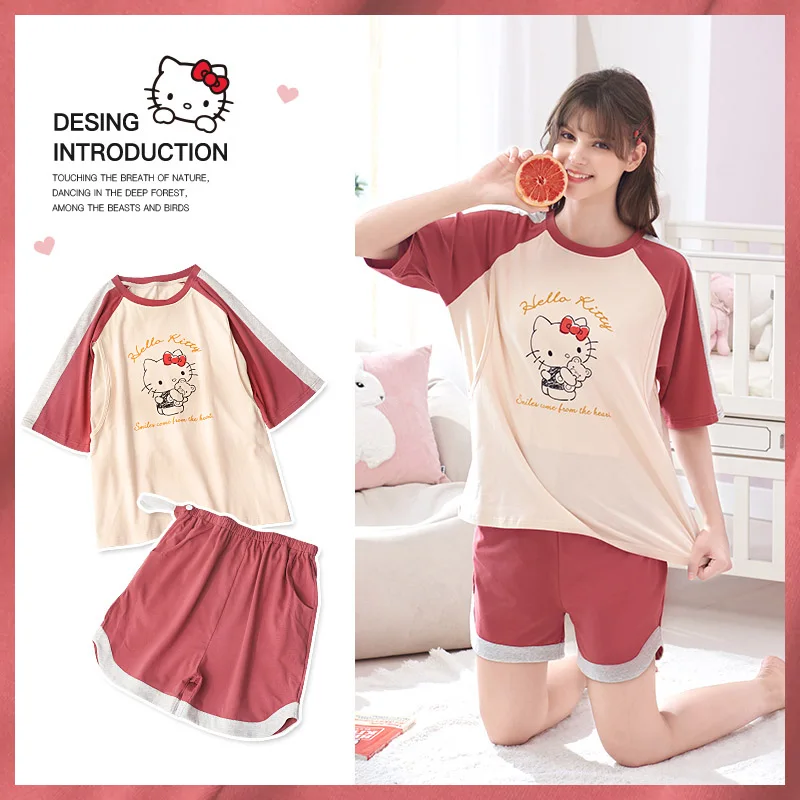 YATEMAO 2 шт./компл. пижамы для беременных Пижама кормящих мам комплект одежды Одежда