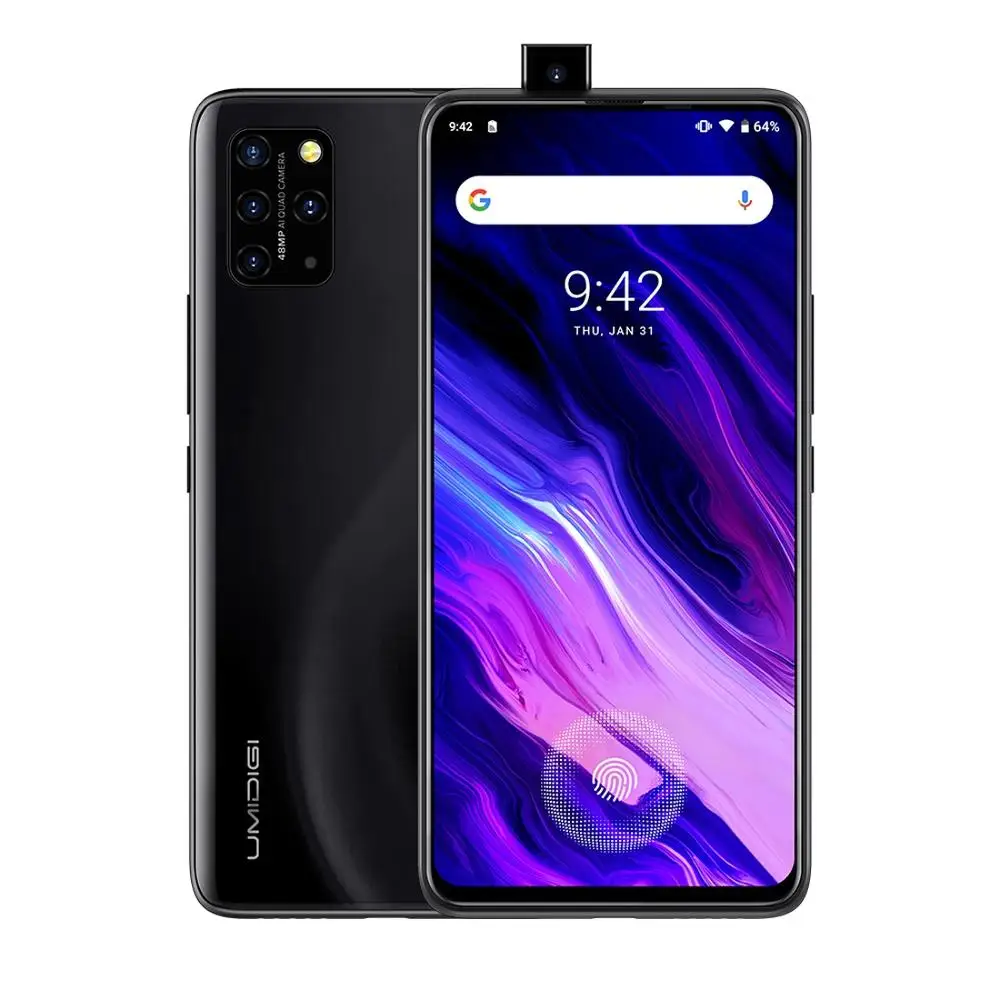 Игровой процессор UMIDIGI S5 Pro 6 ГБ 256 Helio G90T 4G мобильный телефон всплывающая
