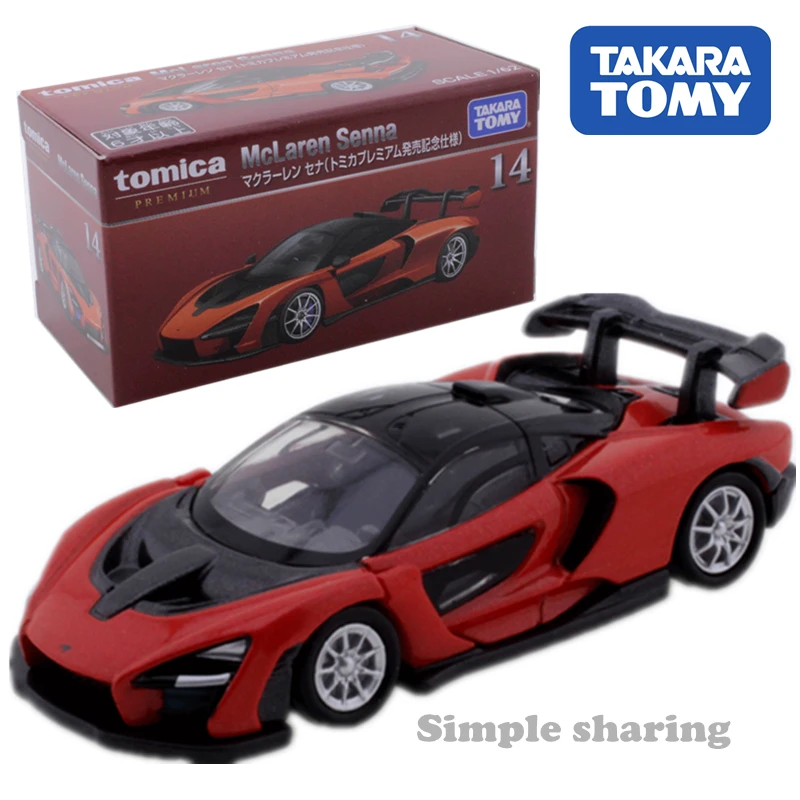 Takara Tomy Tomica No.14 Mclaren Senna Roadster 1/62 популярная миниатюрная детская игрушка Волшебная