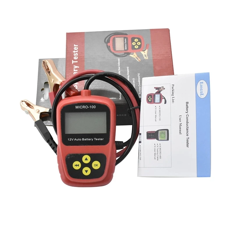 

2020 new arrival 12V Car Battery Capacity Tester MICRO-100 Digital Battery Diagnostic Tool For Bad Cell