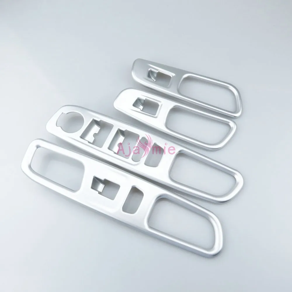 Glass Button Trims Внутреннее устройство для чтения на рулевом колесе, лампа, ручка переключения передач, накладка, хромированный автомобильный Стайлинг,,,, для Jeep Renegade, аксессуары - Цвет: Glass Button Trims