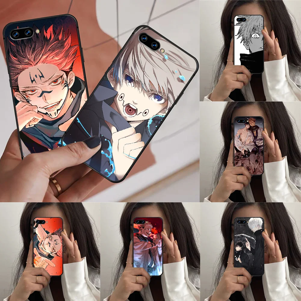 

Jujutsu Kaisen Anime Phone Case For HUAWEI Honor 7 8 A 9 X Mate 10 i 20 V 40 Pro Lite Y7 2019 black Back Soft Prime Pretty Cover