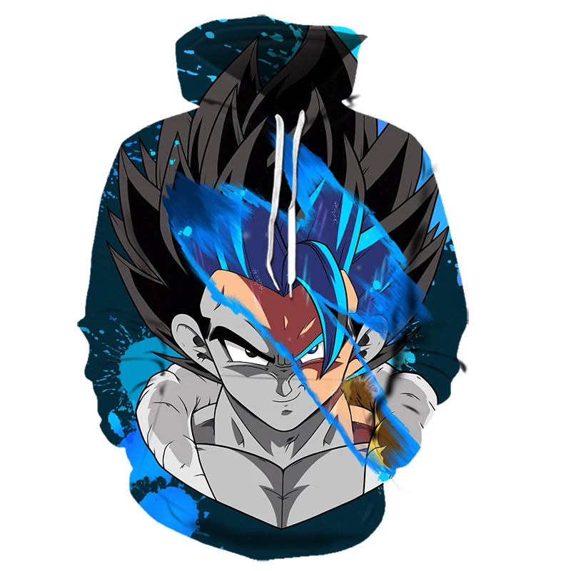 Новые мужские толстовки аниме Dragon Ball Z 3D Толстовка Супер Saiyan горячая Распродажа