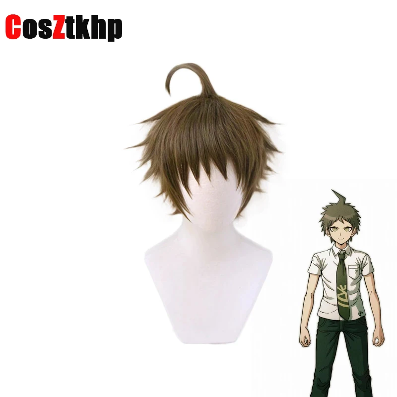 

Danganronpa Hinata Hajime Wig Cosplay Costume Super Dangan Ronpa 2 Heat Resistant Synthetic Hair Men Carnival Party Wigs