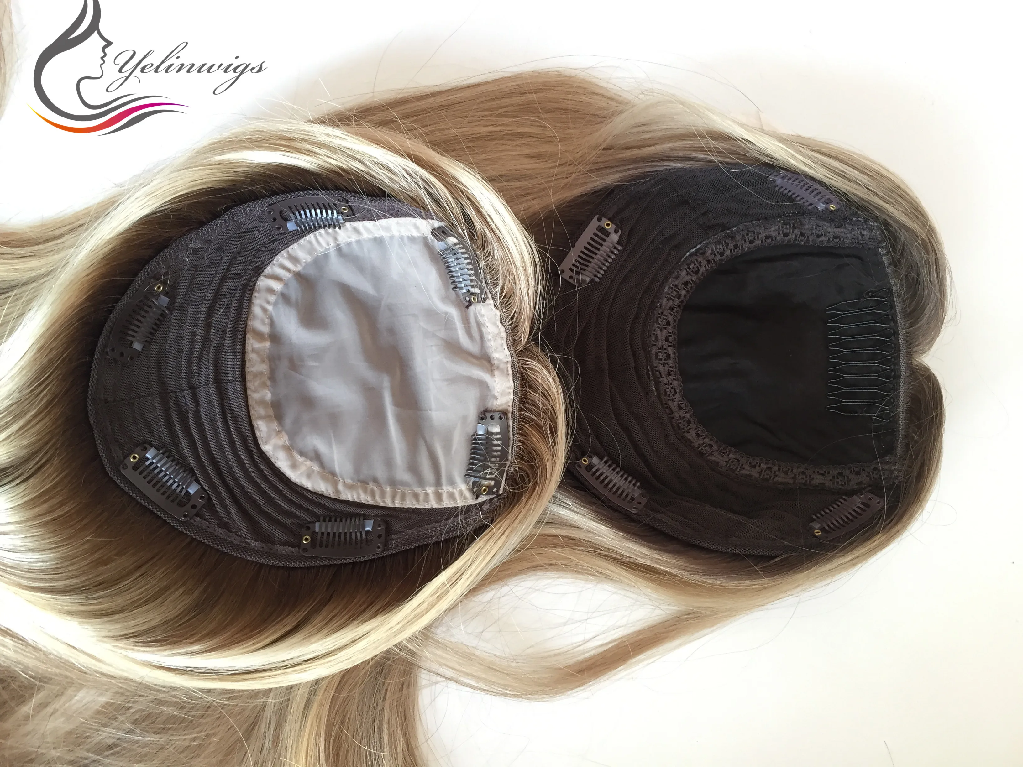 Kippah японские натуральные волосы темных оттенков для женщин|Пряди волос и парики|