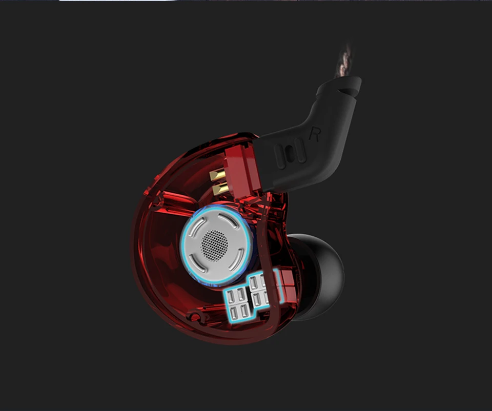 AK KZ ZS10 4BA+ 1DD гибридные наушники-вкладыши, Hi-Fi наушники для бега, спортивные наушники, наушники-вкладыши KZ ZS7 AS10 AS16 ZSN PRO ZSX AS12