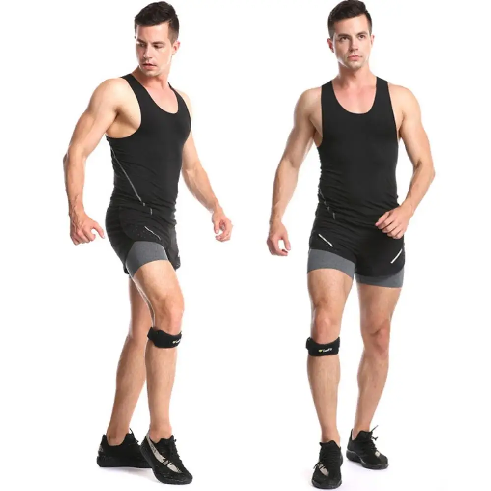 

Soccer Basketball Knee Pain Relief Brace Adjustable Patella Stabilizer Knee Strap Belt Support For Hiking Running Tennis
