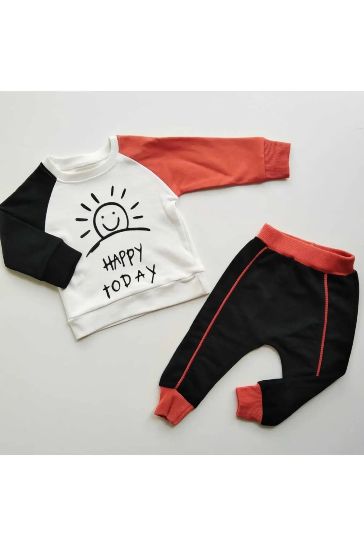 

Baby Suit Sun Printed Written 2li Cinnamon