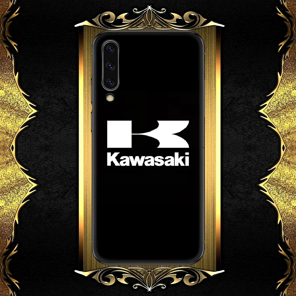 

Motorcycle Brand Kawasaki Phone Case Cover For Samsung Galaxy A7 9 8 10 20 20e 21 S 30 30S 31 41 50 50S 51 70 71 91 black Cover