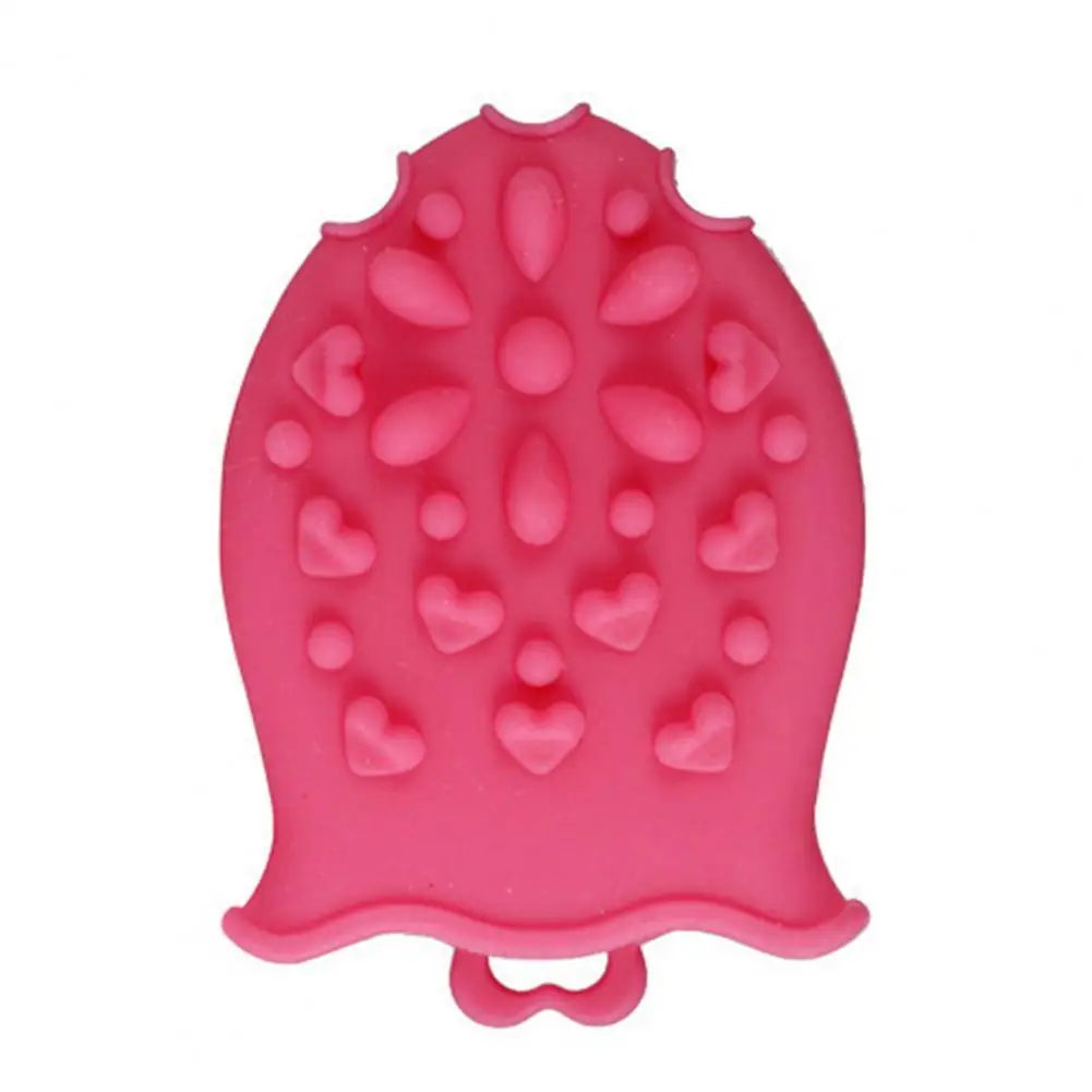 Щетка для шампуня хорошо тянется отшелушивающий массажный эффект Детская