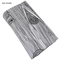 Nanchuang Wood grain Print Cotton Linen Fabric For DIY Sewing Sofa Curtain Bag Cushion Furniture Cover Quilting Material