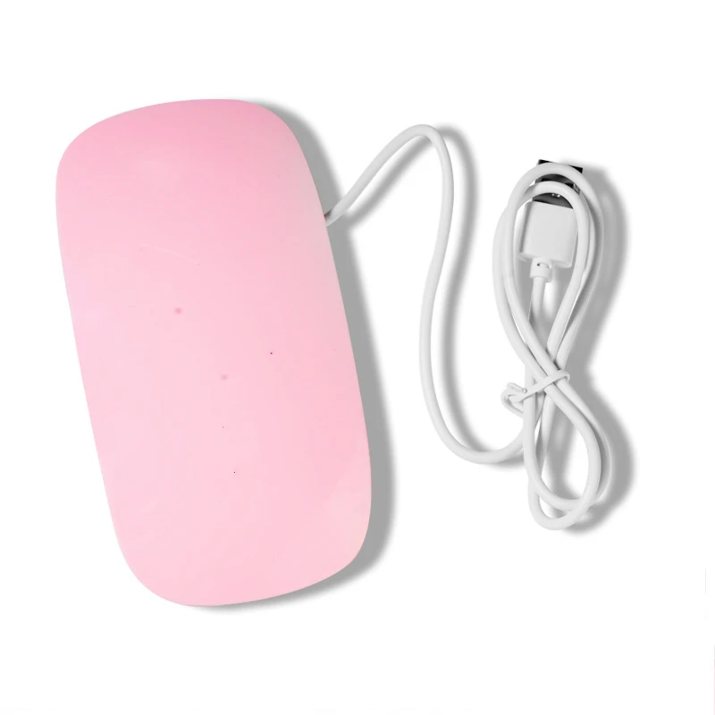 

Nail Lamp 6w Mini Pink White Nail Dryer UV/LED lamp Custom Patterns Portable USB Interface Convenient For Home Use Wholesale