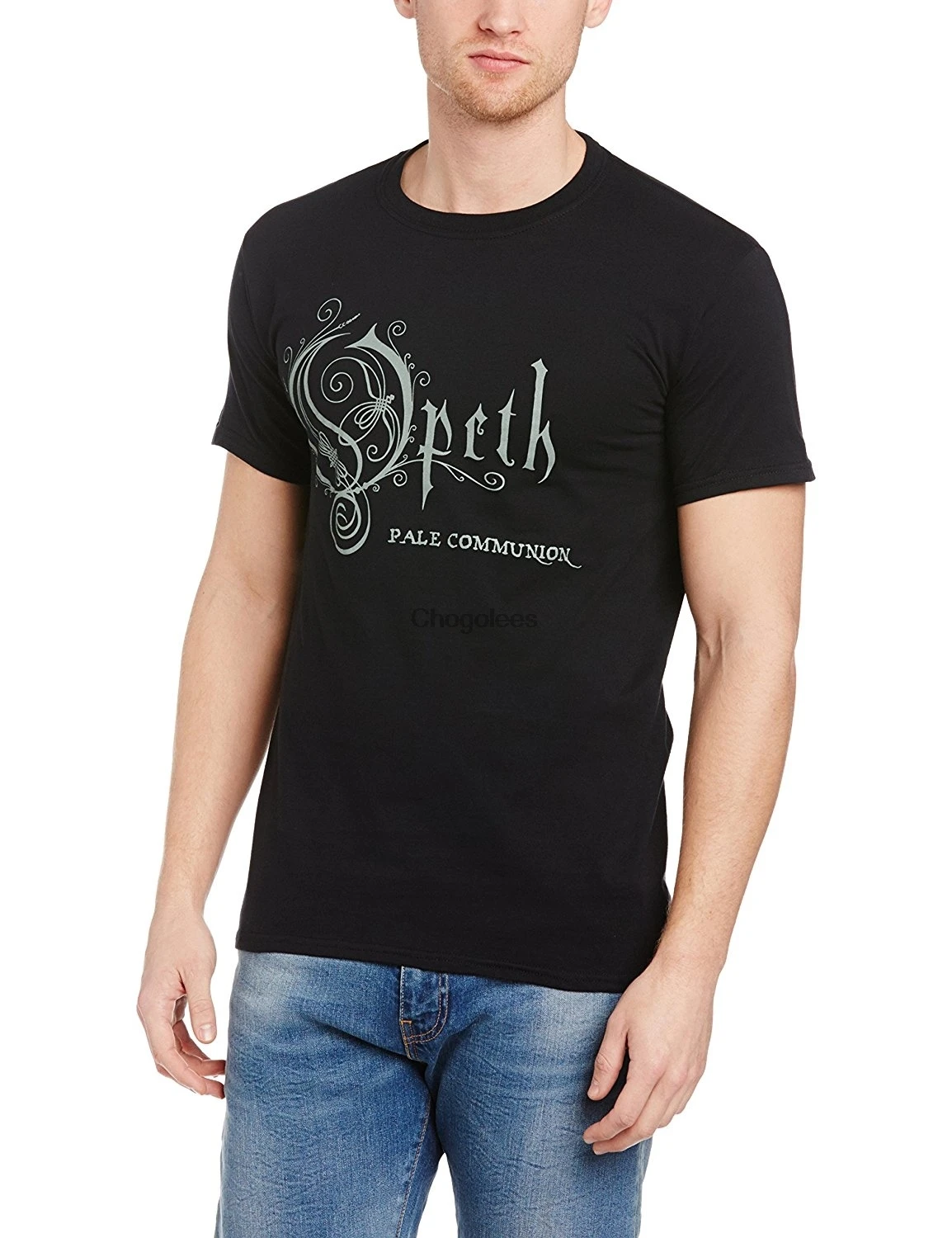 Мужская Повседневная модная рубашка дешевая мужская футболка Opeth бледная