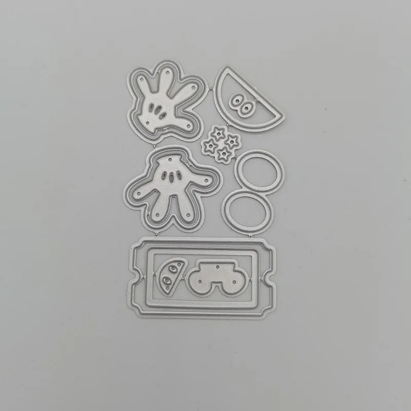 

Metal Cutting Dies Head and Palms Scrapbook Embossed Paper Card Album Craft Template Stencil Dies