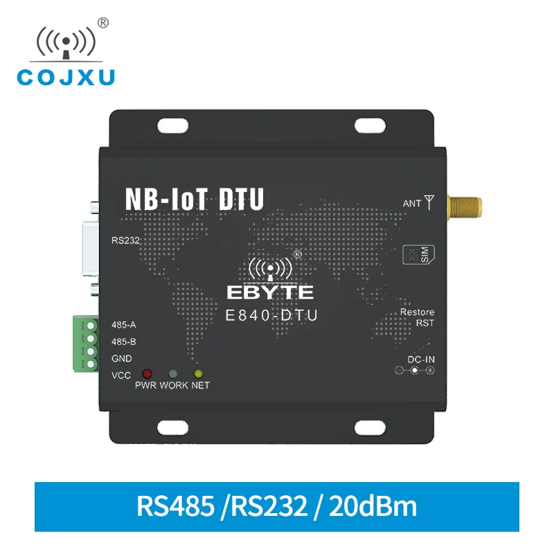 E840-DTU(EA01) RS232 RS485 ModBus передача данных RTU TCP B3 B5 B8 5в-36в Quectel AT Command беспроводной метр NB-IoT модем