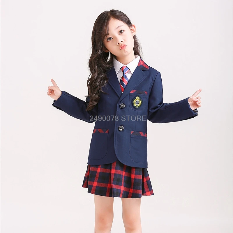 2019 детский официальный костюм с блейзером для выступлений 3 предмета куртка +