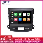Автомобильный dvd-плеер на android 10,0, gps, мультимедийный плеер, радио для Mitsubishi Outlander 2006-2014, Peugeot 4007Citroen C-Crosser 2.5D