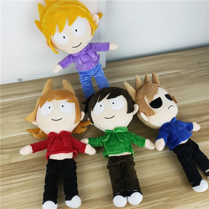 32-38cm новые плюшевые игрушки Eddsworld Stray Kids мультфильм Плюшевые игрушки Каваи Компаньон для взрослых поклонников.