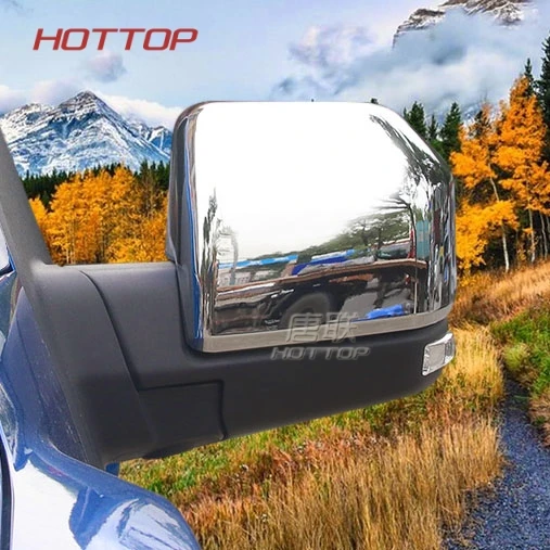 Автомобильное зеркало заднего вида крышка зеркала отделки Стикеры Хром ABS для