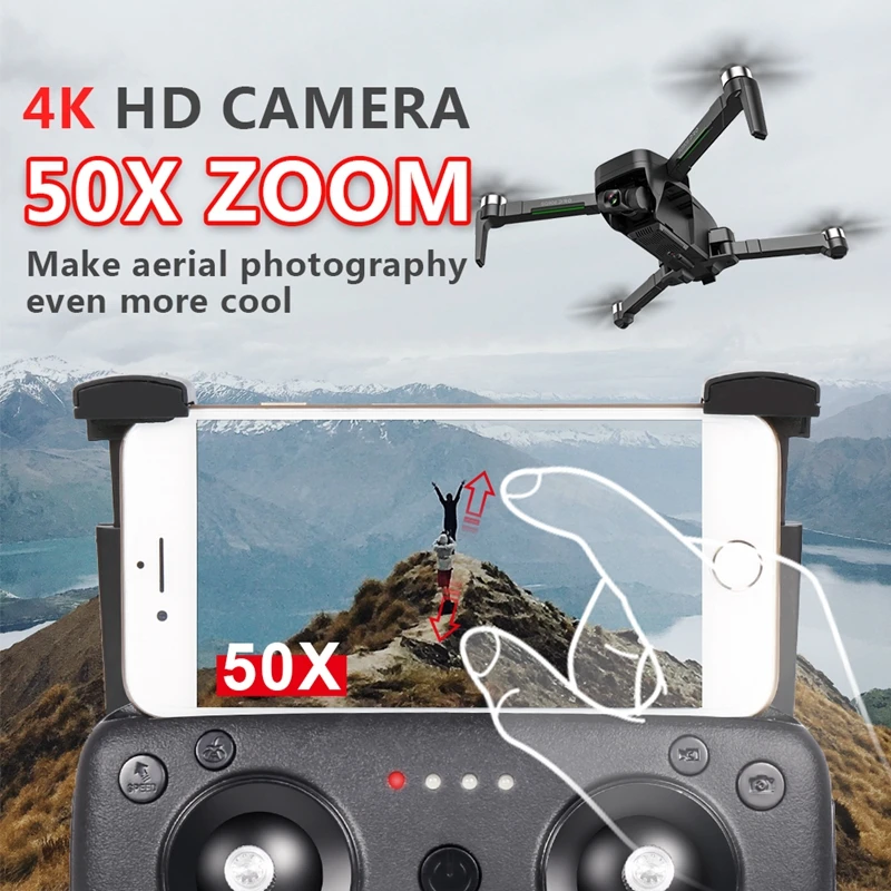 SG906 Pro Радиоуправляемый Дрон с разрешением 4K Profesional 5G GPS Квадрокоптер 50X зум Дроны