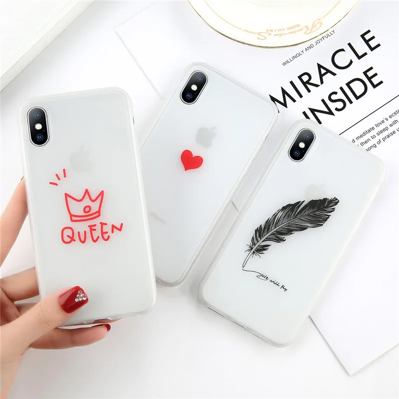 KJOEW светящийся силиконовый чехол для iPhone 7 6s 8 Plus X XR XS MAX чехлы телефонов с